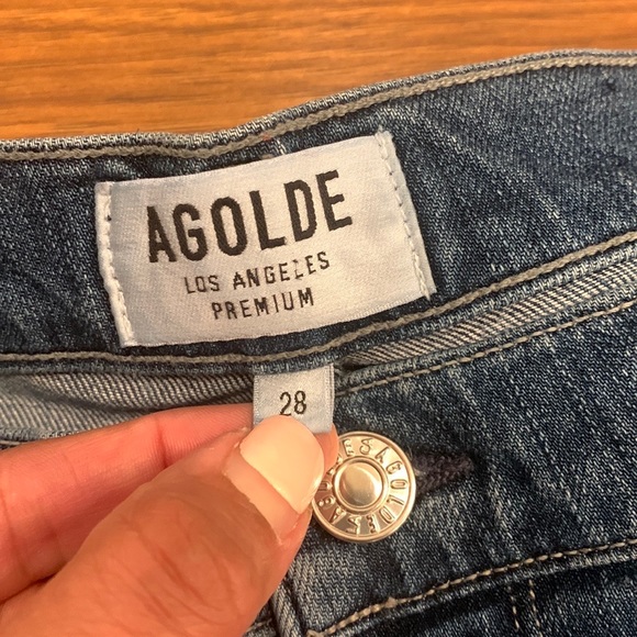 AGOLDE Sophie High Rise Skinny Distressed Jeans - Picture 10 of 16